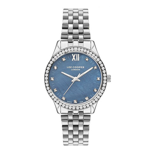 ساعت صفحه آبی زنانه