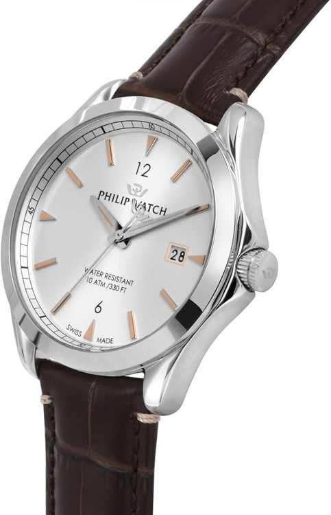 ساعت نقره ای