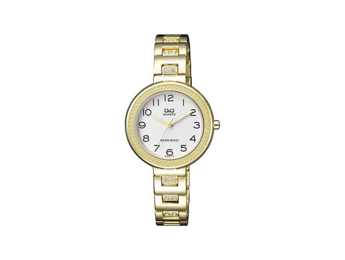 ساعت فلزی طلایی