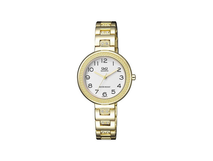 ساعت فلزی طلایی